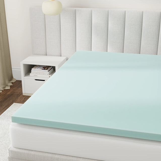 Full Plush 3-Inch Memory Foam Mattress Topper - Omega Lifestyles