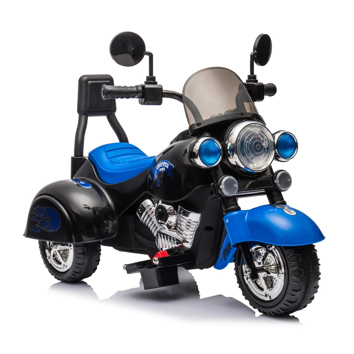6V Battery Powered Kids 3-Wheel Ride On Motorcycle Toy - Omega Lifestyles