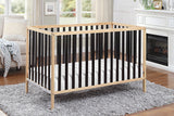 Two-Tone Solid Wood Convertible Island Crib - Omega Lifestyles