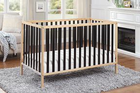 Two-Tone Solid Wood Convertible Island Crib - Omega Lifestyles