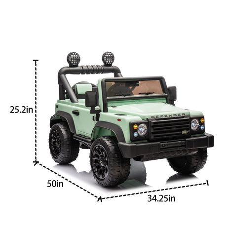 Licensed Land Rover Defender 24V Kids Ride-On Car - Omega Lifestyles
