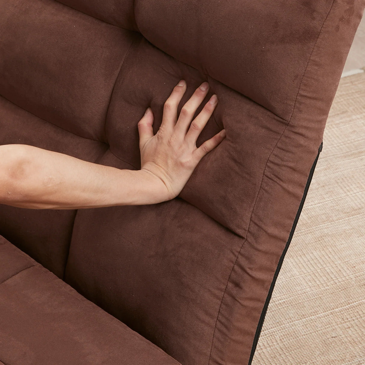 Adjustable Fold-Down Metal Frame Sofa Bed With Pillow - Omega Lifestyles