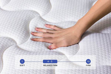 Medium 10-Inch Cooling Gel Memory Foam Hybrid Mattress - Omega Lifestyles