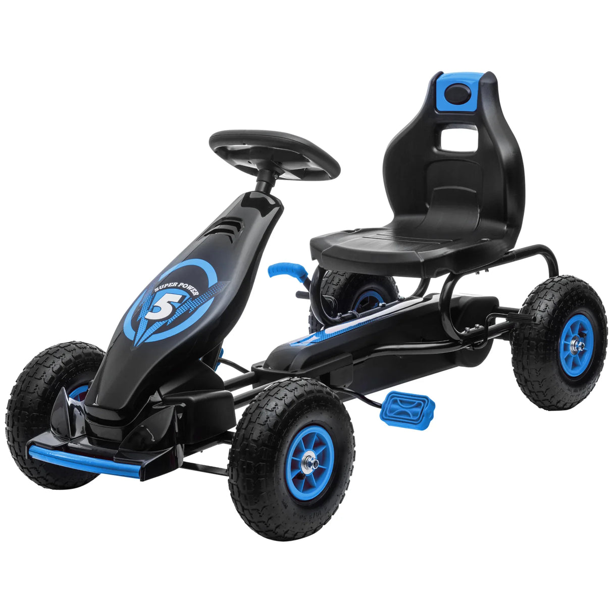 Kids Pedal Go Kart With Ergonomic Seat Suspension - Omega Lifestyles