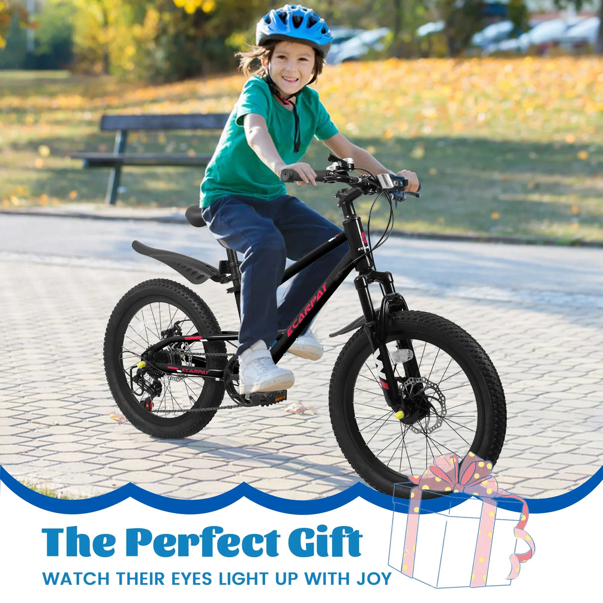 20-Inch 7-Speed Front Suspension Kids Mountain Bike - Omega Lifestyles