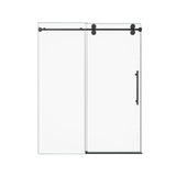 Frameless Matte Black 8mm Tempered Glass Shower Door - Omega Lifestyles