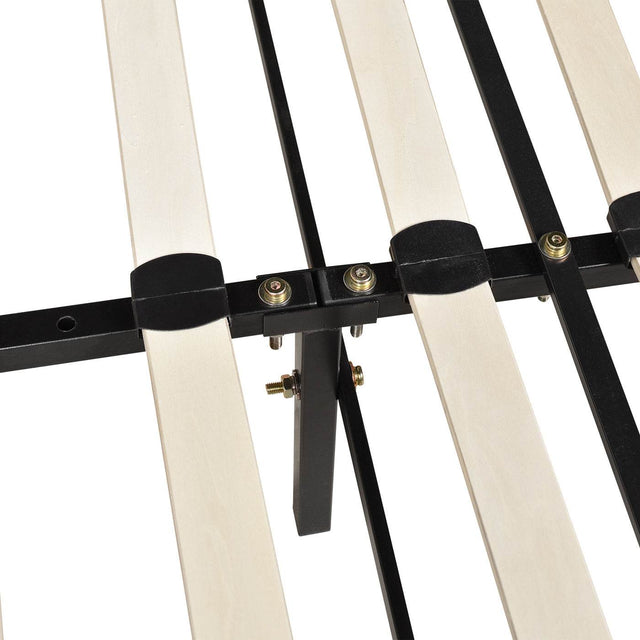 Modern Velvet Upholstered Platform Bed Frame Queen - Omega Lifestyles