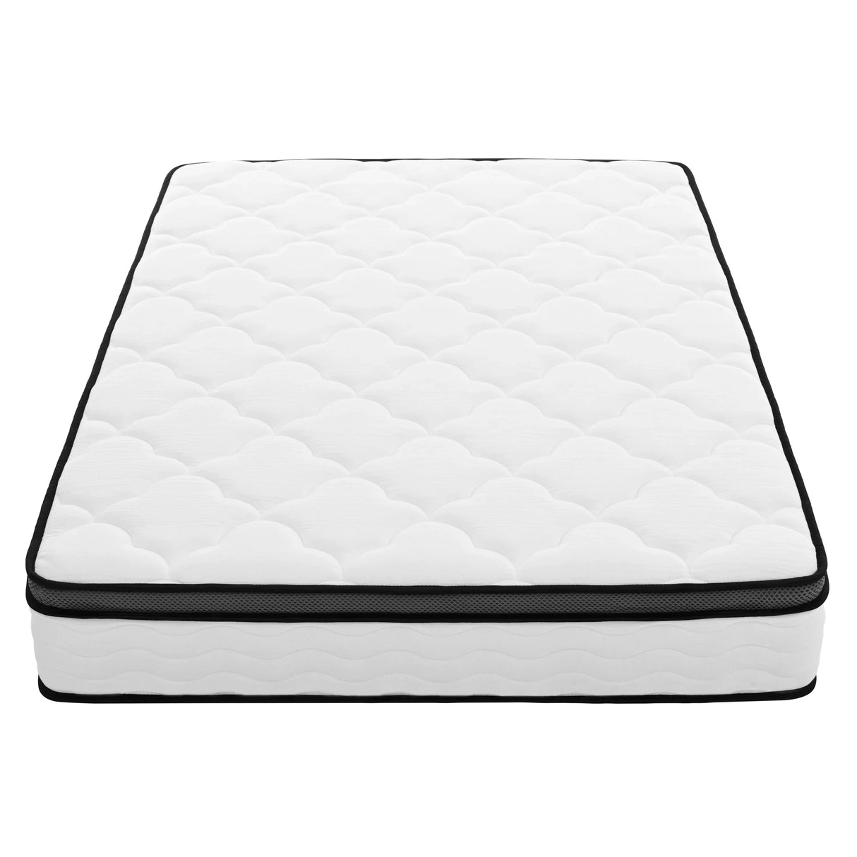 Medium 12-Inch Hybrid Memory Foam Pocket Coil Queen Mattress - Omega Lifestyles
