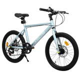 20-Inch Kids Steel Frame 7-Speed Disc Brake Bike - Omega Lifestyles