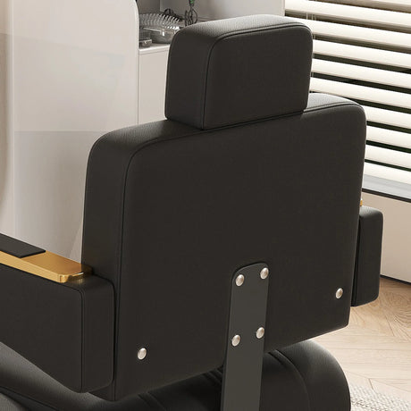 Professional Hydraulic Reclining PU Leather Barber Chair - Omega Lifestyles