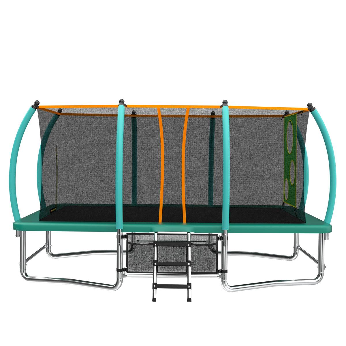Outdoor 10x16FT Steel Safety Enclosure Trampoline