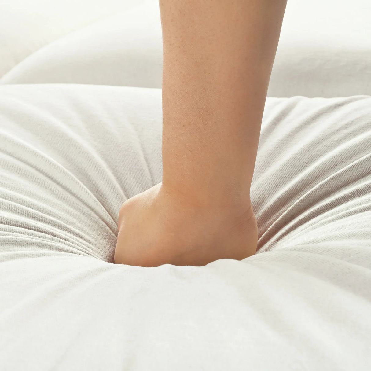 U-Shaped Modular 6-Seat Linen Blend Sofa With Ottomans - Omega Lifestyles