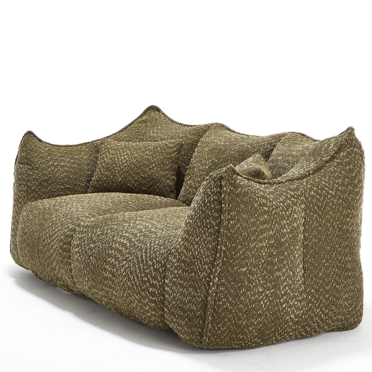 Dual Chenille Bean Bag Chair With High Resilience Foam Core - Omega Lifestyles