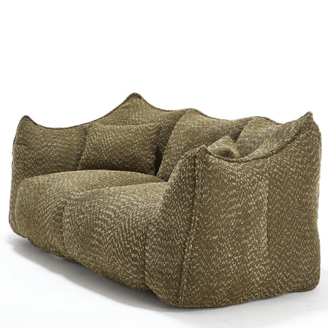 Dual Chenille Bean Bag Chair With High Resilience Foam Core - Omega Lifestyles