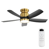 42-Inch Dimmable LED Remote Control Ceiling Fan