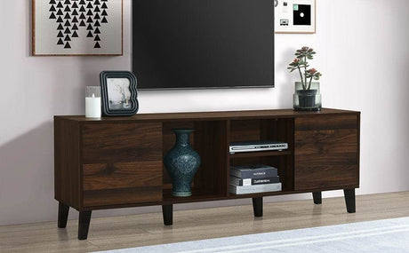 Mid Century Retro Particle Board TV Stand Console - Omega Lifestyles