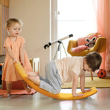 Kids Orange Plastic Balance Board Wobble Rocker Toy - Omega Lifestyles