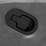 Grey Upholstered 3-Piece Manual Reclining Living Room Set - Omega Lifestyles