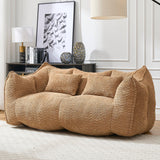 Dual Chenille Bean Bag Chair With High Resilience Foam - Omega Lifestyles