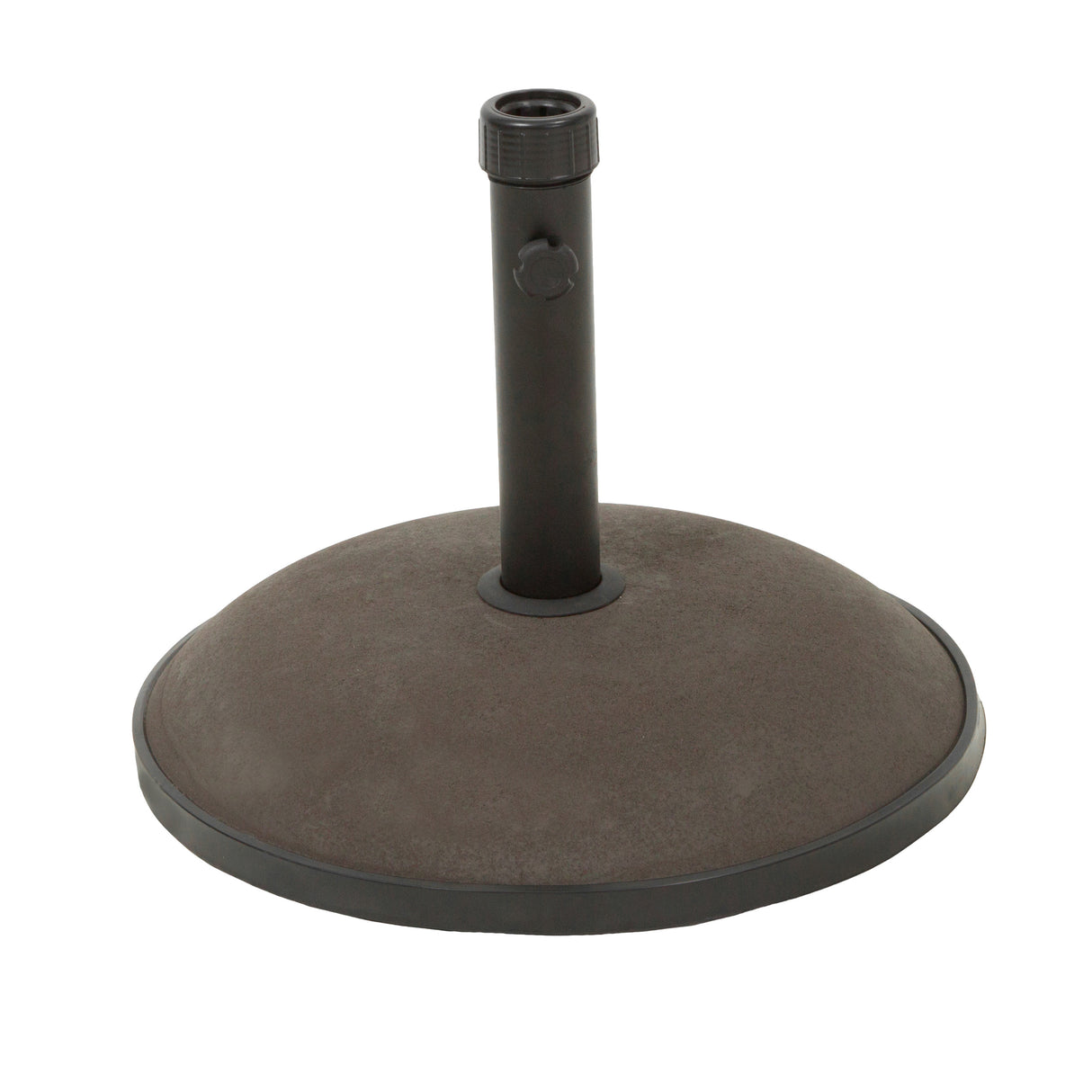 Concrete Brown Round Umbrella Base 33 lbs Weight