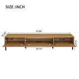 Boho Farmhouse Particle Board TV Stand Cabinet - Sleep Galleria