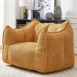 Chenille Foam Bean Bag Chair for Living Room - Omega Lifestyles