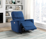 Modern Power Rocker Recliner Velvet Accent Chair