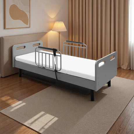 Medium Pressure-Relieving Memory Foam Adjustable Hospital Bed - Omega Lifestyles