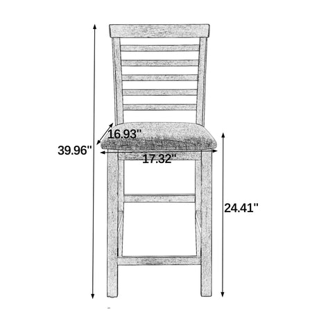 5-Piece Retro Style Dining Table And Chairs Set - Omega Lifestyles