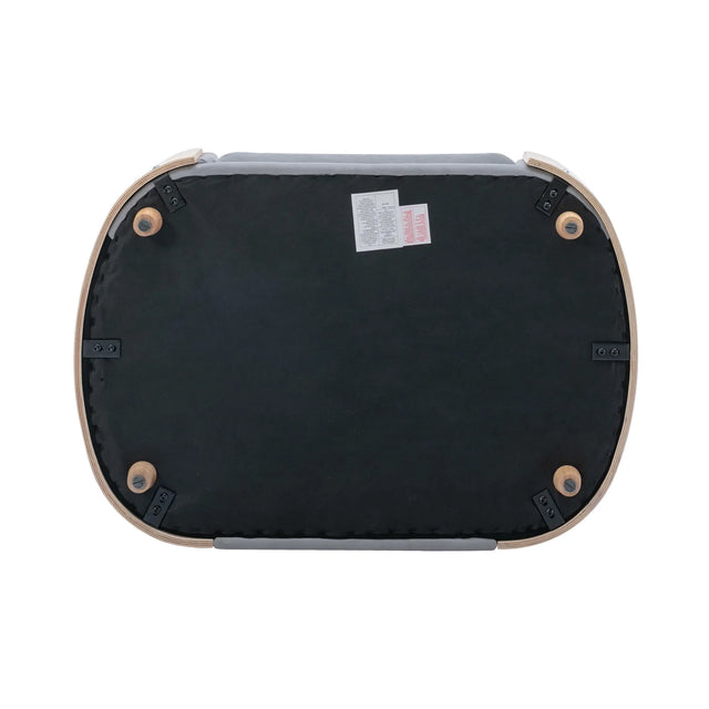 Scandinavian Solid Wood Elevated Pet Sofa Bed With Velvet Cushion - Omega Lifestyles