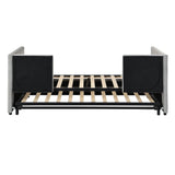 Twin Upholstered Velvet Daybed With Pop Up Trundle - Omega Lifestyles