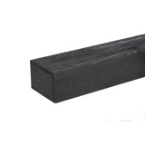 Western Red Cedar 48-Inch Embossed Fireplace Mantel Shelf - Omega Lifestyles