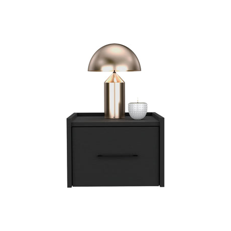 Floating Wall-Mounted Nightstand With Drawer Storage - Omega Lifestyles