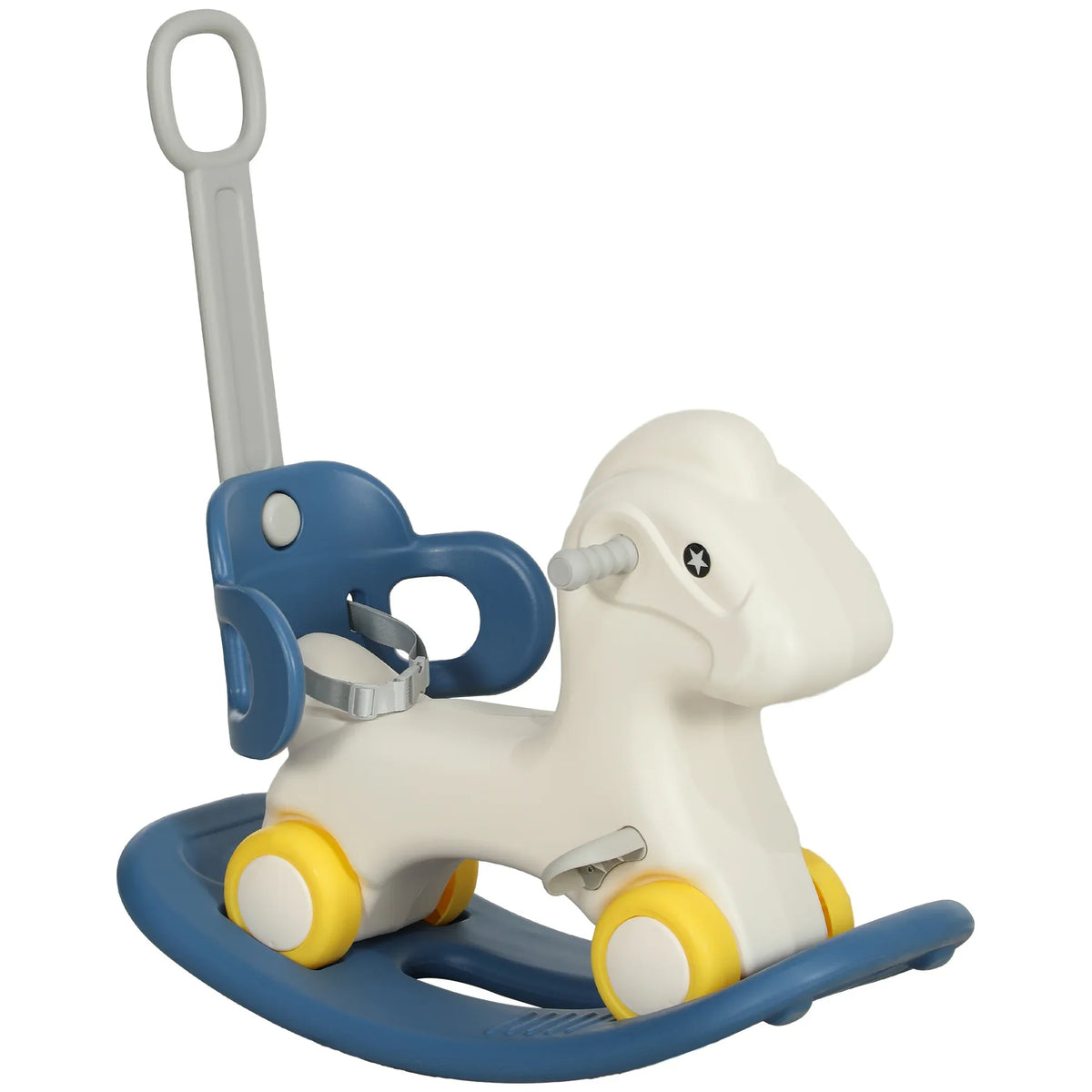 Multifunctional Toddler Ride On Horse With Push Handle - Omega Lifestyles