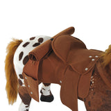 Plush Sound-Making Ride-On Horse Toddler Toy - Omega Lifestyles