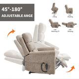 Dual Motor Power Lift Recliner Chair With Massage And Heat - Omega Lifestyles