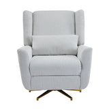 Power Upholstered 360-Degree Swivel Recliner Chair - Omega Lifestyles