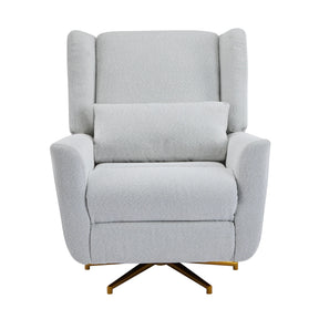 Power Upholstered 360-Degree Swivel Recliner Chair - Omega Lifestyles