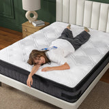 Medium 10-Inch Cooling Gel Memory Foam Hybrid Queen Mattress - Omega Lifestyles