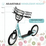 Youth Adjustable Handlebar Kids Scooter With Inflatable Tires - Omega Lifestyles