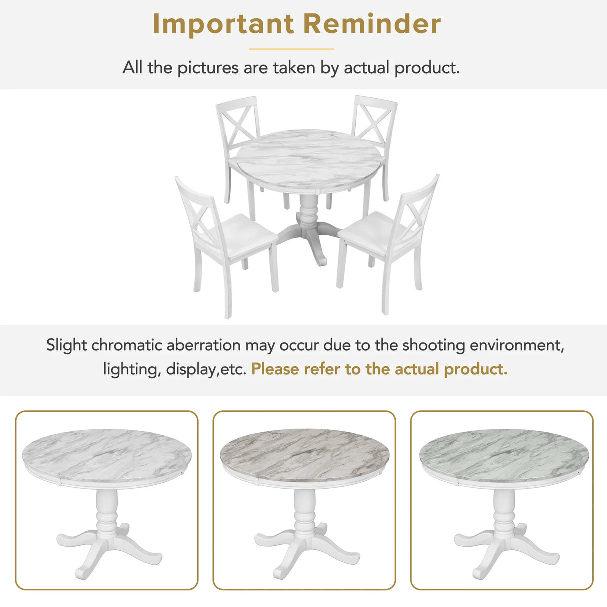 5-Piece Solid Wood Dining Table And Chairs Set - Omega Lifestyles