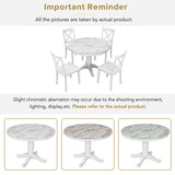 5-Piece Solid Wood Dining Table And Chairs Set - Omega Lifestyles