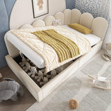 Twin Velvet Upholstered Daybed With Hydraulic Storage - Omega Lifestyles