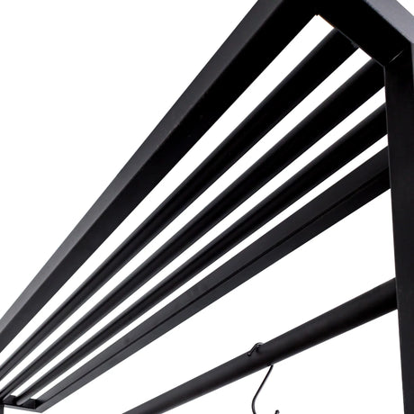 Kitchen Island Table With 3 Tier Storage And Hooks - Omega Lifestyles