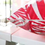 Weather Resistant Red Outdoor Polyester Pillow 20x20 - Omega Lifestyles