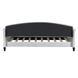 Twin Modern Velvet Upholstered Tufted Button Daybed - Omega Lifestyles