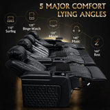 Ultra-Plush Top-Grain Nappa Genuine Leather Massage Chair - Omega Lifestyles