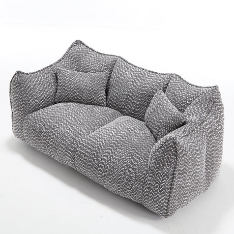 Dual Chenille Bean Bag Chair With High Resilience Foam Core - Omega Lifestyles