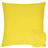 Yellow Weather-Resistant Outdoor Polyester Square Pillow 20x20 - Omega Lifestyles