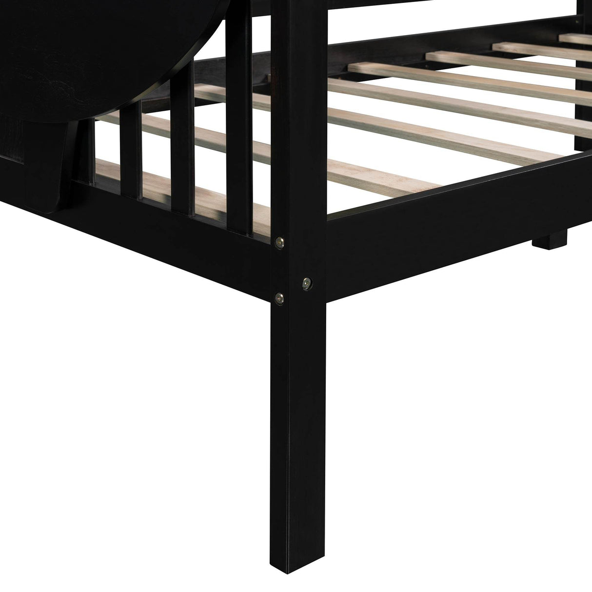 Twin Solid Wood Espresso Multifunctional Daybed Frame - Omega Lifestyles